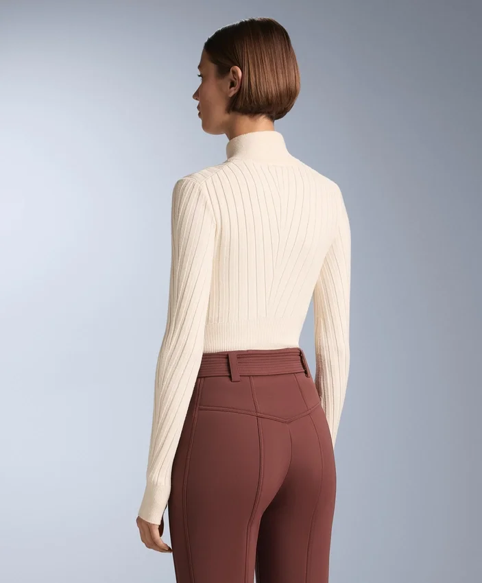 Thermal Base Layer Rib Knit T-Shirt with Peak Thermal Base Layer Rib Knit T-Shirt with Peak