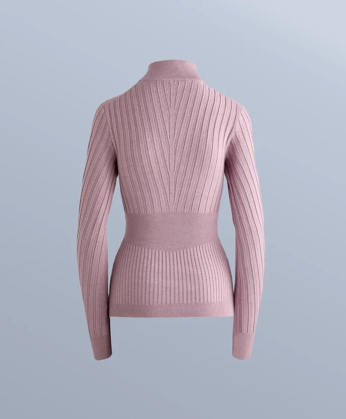Thermal Base Layer Rib Knit T-Shirt with Peak Thermal Base Layer Rib Knit T-Shirt with Peak