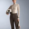 Thermal Base Layer T-Shirt with Contrast Rib Knit