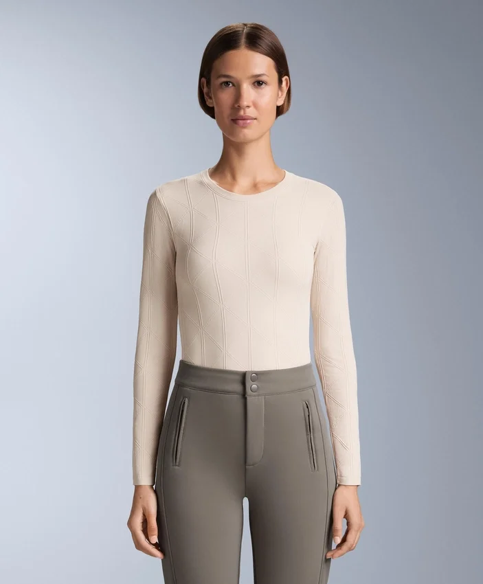 Thermal Seamless Jacquard Base Layer T-Shirt Thermal Seamless Jacquard Base Layer T-Shirt