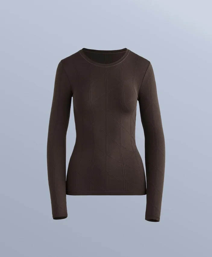 Thermal Seamless Jacquard Base Layer T-Shirt Thermal Seamless Jacquard Base Layer T-Shirt