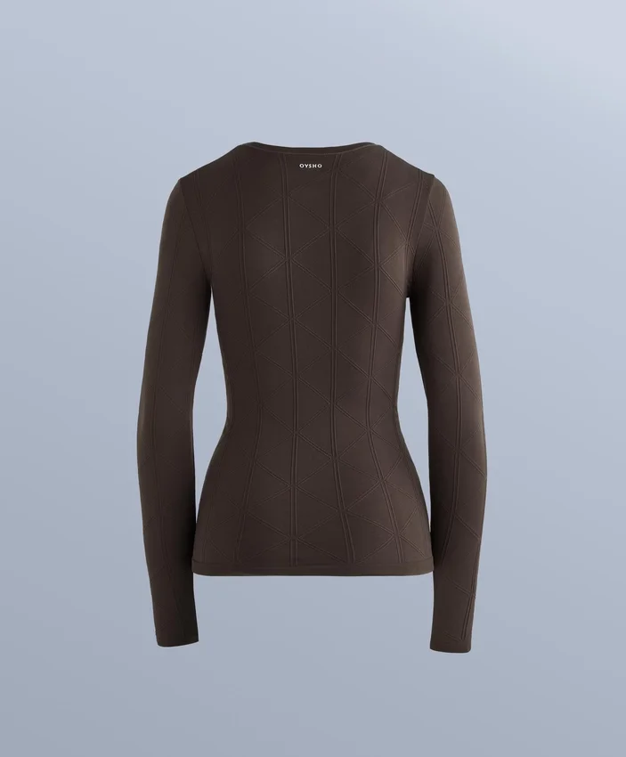 Thermal Seamless Jacquard Base Layer T-Shirt Thermal Seamless Jacquard Base Layer T-Shirt