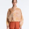 Tie-Dye Print Track Jacket