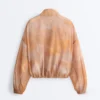 Tie-Dye Print Track Jacket