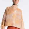 Tie-Dye Print Track Jacket