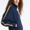 Twill Jacket with Side Stripe