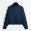 Twill Jacket with Side Stripe
