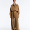 Twill Utility Jacket with Belt Twill Utility Jacket with Belt