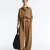 Twill Utility Jacket with Belt Twill Utility Jacket with Belt
