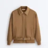 Twill Utility Jacket with Belt Twill Utility Jacket with Belt