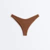 U-Cut Crinkle Brazilian Bikini Briefs