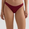 U-Cut Mini Check Jacquard Brazilian Bikini Briefs