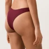U-Cut Mini Check Jacquard Brazilian Bikini Briefs