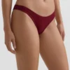 U-Cut Mini Check Jacquard Brazilian Bikini Briefs