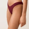 U-Cut Mini Check Jacquard Brazilian Bikini Briefs