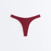 U-Cut Mini Check Jacquard Brazilian Bikini Briefs