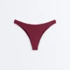U-Cut Mini Check Jacquard Brazilian Bikini Briefs
