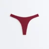 U-Cut Mini Check Jacquard Brazilian Bikini Briefs