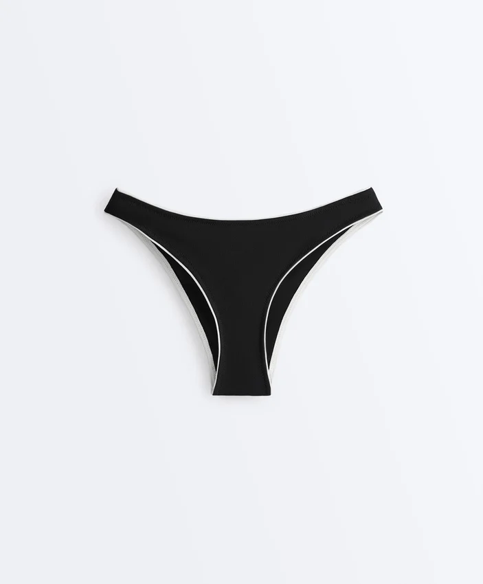 U-Cut Piping Medium-Coverage Bikini Briefs U-Cut Piping Medium-Coverage Bikini Briefs