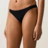 U-Cut Piqué Medium-Coverage Bikini Bottoms