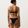 U-Cut Piqué Medium-Coverage Bikini Bottoms