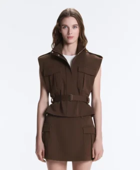 Utility Piqué Gilet with Cotton Belt