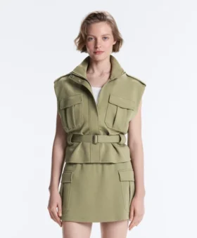 Utility Piqué Gilet with Cotton Belt
