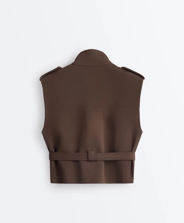Utility Piqué Gilet with Cotton Belt Utility Piqué Gilet with Cotton Belt