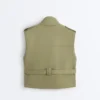 Utility Piqué Gilet with Cotton Belt Utility Piqué Gilet with Cotton Belt