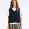 V-Neck Knit Vest