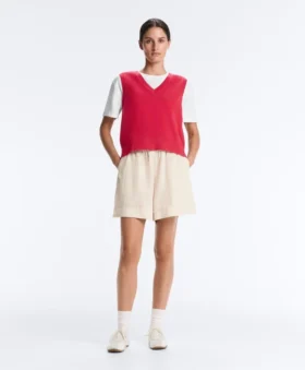 V-Neck Knit Vest