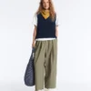V-Neck Knit Vest