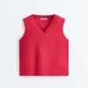 V-Neck Knit Vest V-Neck Knit Vest