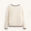 V-Neck Mini Cable Knit Jumper V-Neck Mini Cable Knit Jumper