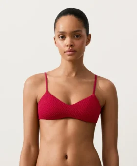 Waffle Texture Bikini Top