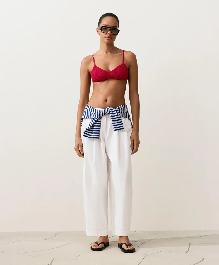 Waffle Texture Bikini Top Waffle Texture Bikini Top