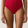 Waffle Textured High-Waisted Bikini Briefs Waffle Textured High-Waisted Bikini Briefs