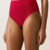 Waffle Textured High-Waisted Bikini Briefs Waffle Textured High-Waisted Bikini Briefs