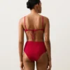 Waffle Textured High-Waisted Bikini Briefs Waffle Textured High-Waisted Bikini Briefs