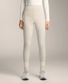 Warm High-Rise Ankle-Length Leggings with Pockets 70 Cm