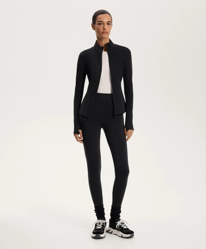 Warm High-Rise Ankle-Length Leggings with Pockets 70 Cm Warm High-Rise Ankle-Length Leggings with Pockets 70 Cm