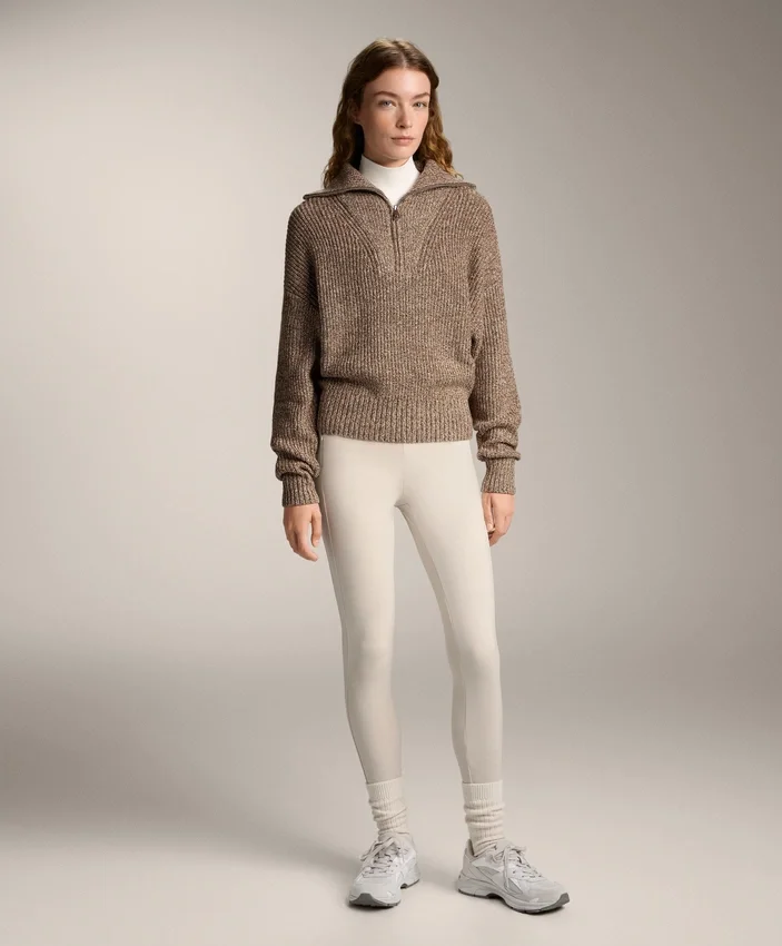 Warm High-Rise Ankle-Length Leggings with Pockets 70 Cm Warm High-Rise Ankle-Length Leggings with Pockets 70 Cm