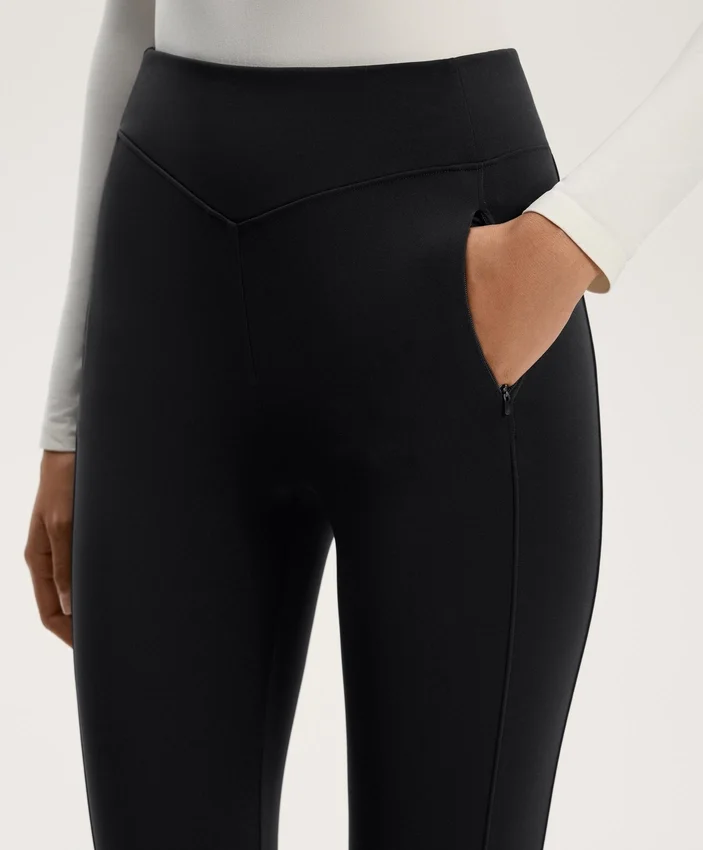 Warm High-Rise Ankle-Length Leggings with Pockets 70 Cm Warm High-Rise Ankle-Length Leggings with Pockets 70 Cm