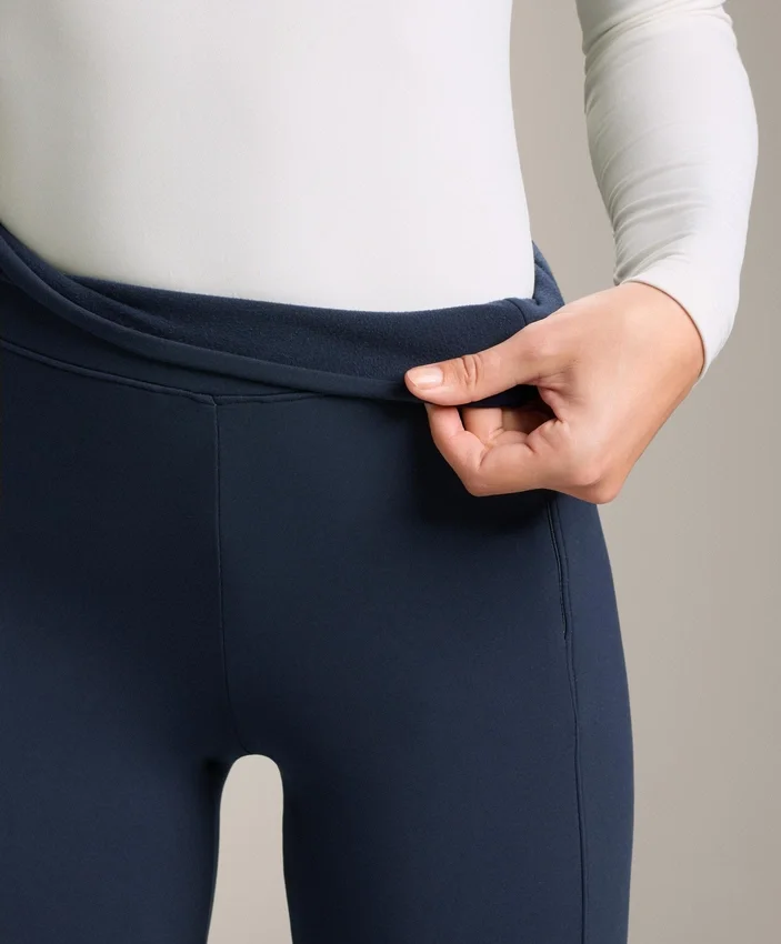 Warm High-Rise Ankle-Length Leggings with Pockets 70 Cm Warm High-Rise Ankle-Length Leggings with Pockets 70 Cm