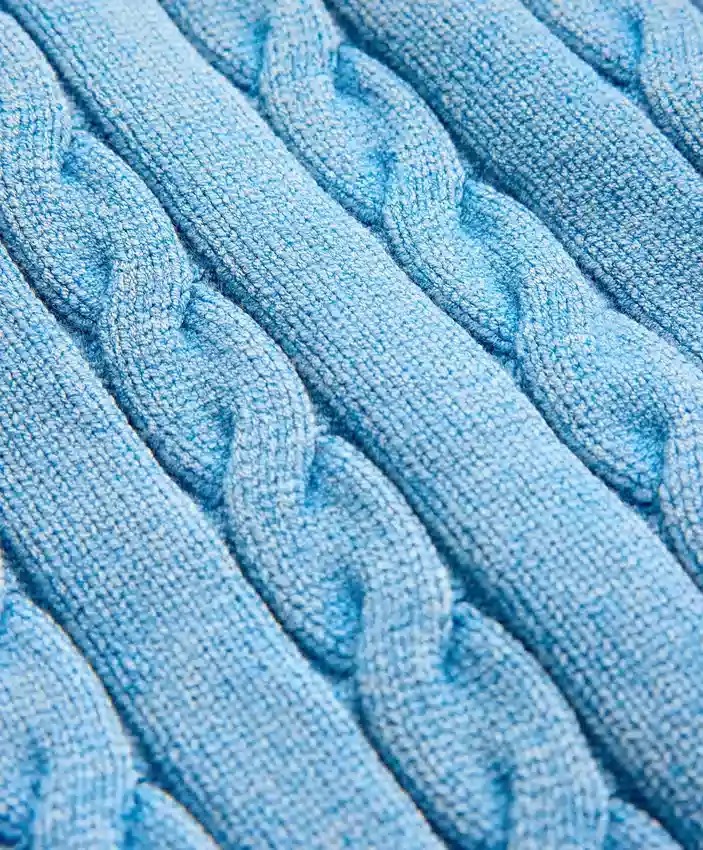 Washed Cable Knit Hooded Jacket Washed Cable Knit Hooded Jacket