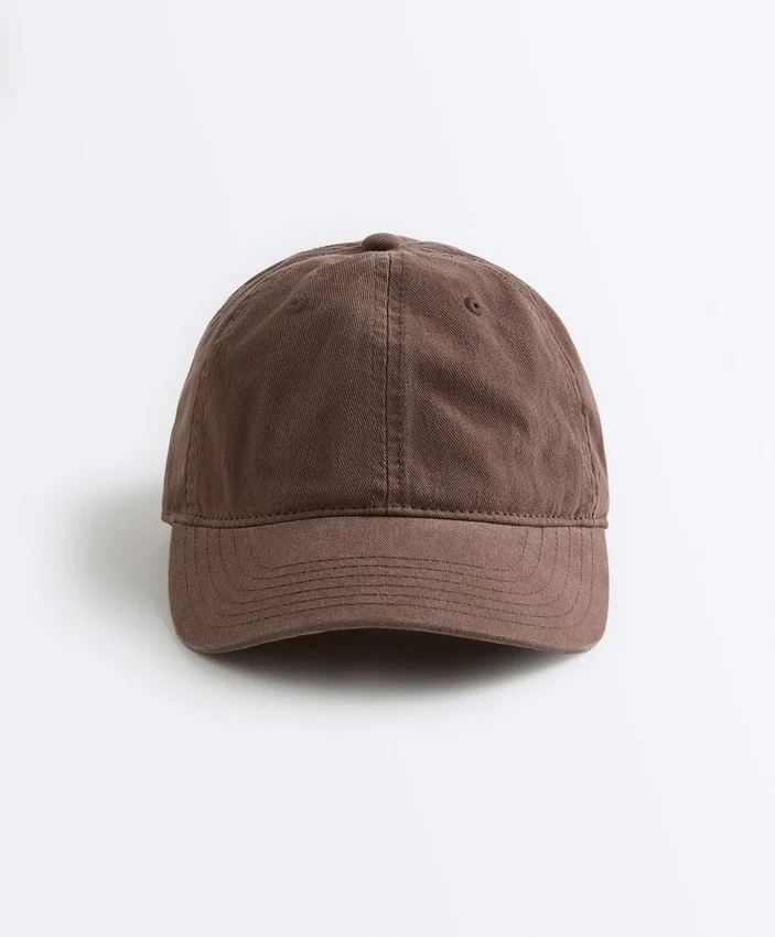 Washed-Effect 100% Cotton Cap with Tie Washed-Effect 100% Cotton Cap with Tie