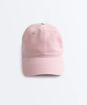 Washed-Effect 100% Cotton Cap with Tie