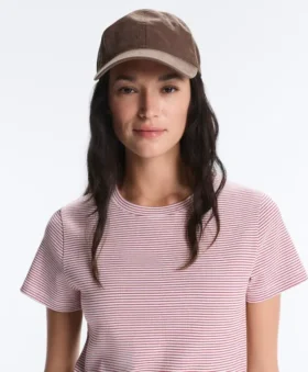Washed-Effect 100% Cotton Cap with Tie