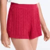 Washed Knit Cable Shorts Washed Knit Cable Shorts