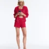 Washed Knit Cable Shorts Washed Knit Cable Shorts